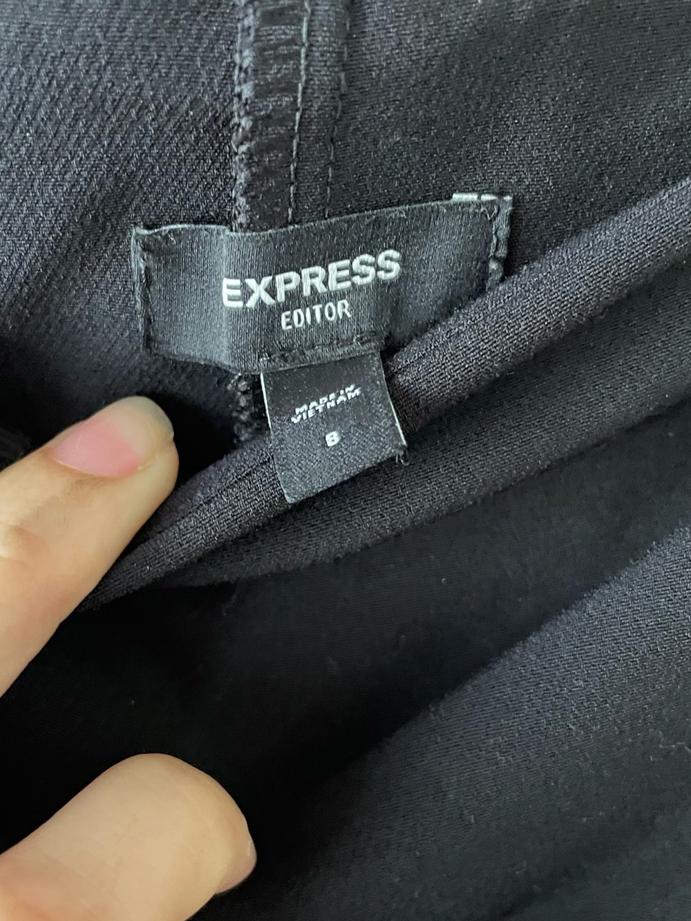Express Black Editor Skort - Picture 4 of 4